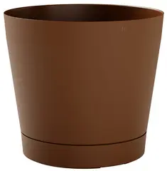 tera Pot de fleurs "Orione", diamètre: 380 mm, caramel