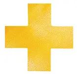 DURABLE Marquage de place, croix, autocollant, jaune