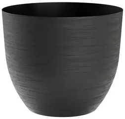 tera Pot de fleurs "Over", diamètre: 480 mm, black