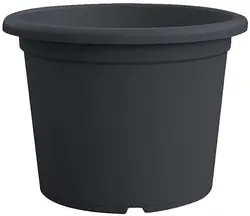 tera Pot de fleurs "Basic round", diam.: 200 mm, anthracite