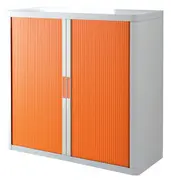 PAPERFLOW Armoire à rideau easyOffice, 2 étagères