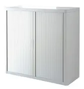 PAPERFLOW Armoire à rideau easyOffice, 2 étagères