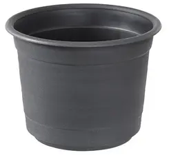 orthex Pot de fleurs EPOQUE, diamètre : 290 mm, noir