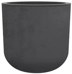poétic Bac à plantes BASALT UP, rond, 485 mm, anthracite