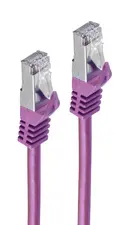 shiverpeaks Câble patch, Cat. 6A, S/FTP, 10,0 m, violet