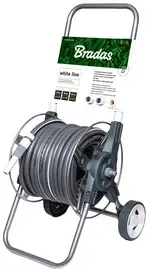 Bradas Dévidoir de tuyau WHITE SILVER PLUS, kit, 1/2", 20 m