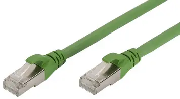 DIGITUS Câble de brassage, Cat.6A, S/FTP, 10,0 m, vert