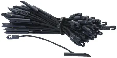 dm-folien Tendeur pour bâche, longueur: 300 mm, noir