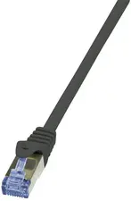 LogiLink Câble Patch Primeline, Cat. 6A, S/FTP, 30,0 m, noir