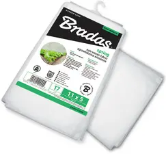 Bradas Toile non tissée, 1,1 x 20 m, blanc