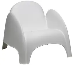 PAPERFLOW Siège en plastique DUMBO, blanc, set de 4