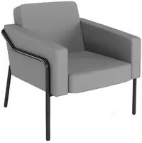 PAPERFLOW Fauteuil visiteur d'extérieur MEDSO KLASSIK L gris