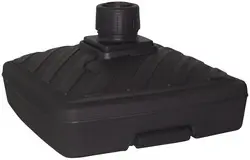 EDA Pied de parasol, plastique, carré, (L)565 mm, gris