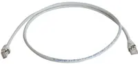 Telegärtner Câble patch, Cat.6A (profond), S/FTP, 15 m, gris