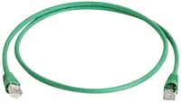 Telegärtner Câble patch, Cat.6A (profond), S/FTP, 15 m, vert
