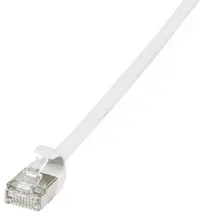 LogiLink Câble patch Ultraflex, Cat. 6A, U/FTP, 0,3 m, blanc