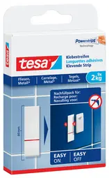 tesa Powerstrips Languettes adhésives pr carrelage et métal