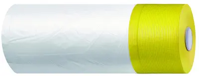 WESTEX Kombi Mask Ruban toile 2en1, 550 mm x 20 m, jaune