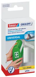 tesa On & Off Bande auto-agrippante, 20 mm x 2,5 m, noir