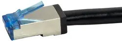 LogiLink Câble patch extérieur, cat. 6A, S/FTP, 10 m, noir