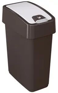 keeeper Poubelle "magne", 45 litres, anthracite / blanc