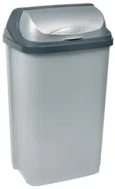 keeeper Poubelle "rasmus", 50 litres, argent