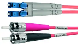 Telegärtner Câble à fibre optique, LC Duplex - 2 x ST-OM3