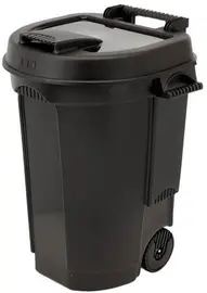 EDA Poubelle, 110 litres, plastique, noir