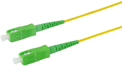 LogiLink Câble patch à fibre optique, 2x SC-Simplex, jaune