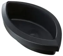 HAN Insert corbeille à papier PP, 1 L, sans couvercle, noir
