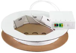 LogiLink Boîte d'épissure FTTH, câble de pose 20 m, blanc