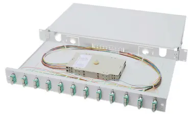 DIGITUS boîte d'épissure à fibres optiques om3 équipée,