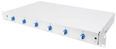 DIGITUS Boîte d'épissure à fibre optique 19", OS2, 6x LC