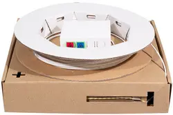 LogiLink Boîte d'épissure FTTH, 2x SC/APC, câble 30 m, blanc