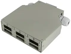 LogiLink Boîte d'épissure pour rails DIN FO pour couplage LC