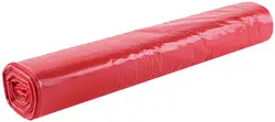 HYGOCLEAN Sac poubelle LDPE Eco, 120 L, 35 microns, rouge