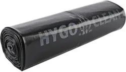 HYGOCLEAN Sac poubelle LDPE Premium, 240 L, 80 microns, noir