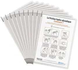 djois by tarifold Poche à pivot antimicrobienne Standard, A4