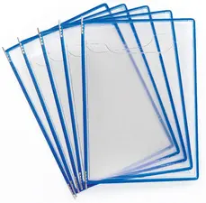 djois by tarifold Poche à pivot Fold'up, A4, bleu