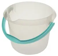 keeeper Seau de nettoyage "mika", rond, 5 L, transparent