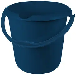keeeper Seau "mika eco", rond, 10 litres, bleu