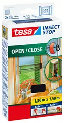 tesa Moustiquaire pour fenêtre OPEN/CLOSE, 1,3 x 1,5 m