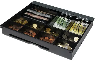 Safescan Garniture pour tiroir-caisse "4141 T2", noir