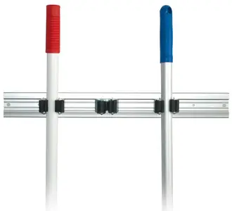 HYGOCLEAN Porte-balai TRIO, rail aluminium pour 3 manches