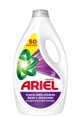 ARIEL Lessive liquide Color+, 2,25 litres - 50 lavages
