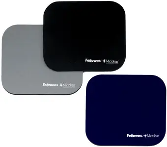 Fellowes tapis de souris Micoroban, en néoprène, argent