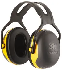 3M Peltor Casque antibruit confort X2A, noir/jaune