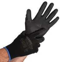 HYGOSTAR Gant à mailles fines BLACK ACE, XL, noir