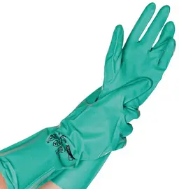HYGOSTAR Gant universel en nitrile "PROFESSIONAL", M, vert