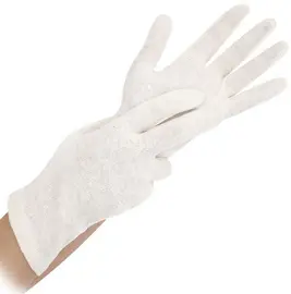 HYGONORM Gant en coton Nature, M, naturel